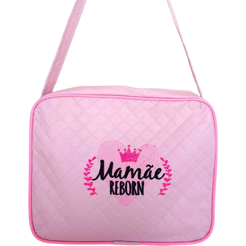 Bebê Reborn Menina 100% Silicone Enxoval Completo + Bolsa