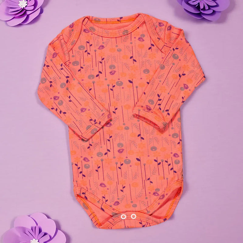 Body para Bebê Manga Longa Estampadinho - Até 12 meses