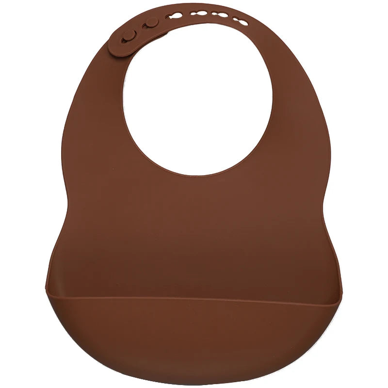 Muslinlife bebê recém-nascido silicone alimentação utensílios de mesa babadores do bebê à prova dwaterproof água para alimentação do café da manhã da criança