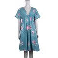 Verão sexy vestidos para grávidas floral impresso roupas de gravidez feminino com decote em v cinto na altura do joelho vestido para grávidas vestido de verão