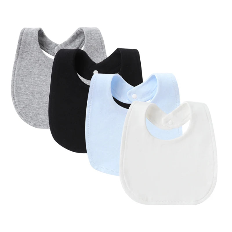 4 pçs babadores do bebê arrotar roupas de algodão babadores recém-nascidos para meninas meninos coisas do bebê acessórios infantis da criança toalhas de saliva cuidados com o bebê