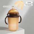 Mamadeiras de silicone, Mamadeira com alça, Desmame, Mamilo Anti-Engasgamento, 0-9 Mês, 150ml, 250ml