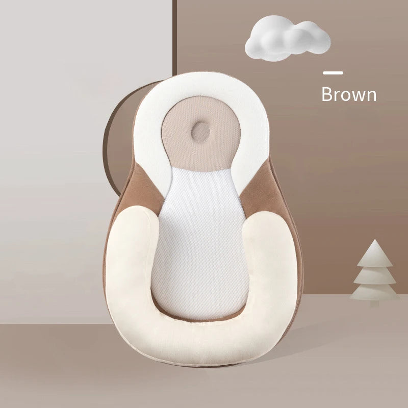 Almofada de sono para bebês, travesseiro de posicionamento em forma de u, anti-rolo, adequado para recém-nascidos de 0 a 24 meses de idade