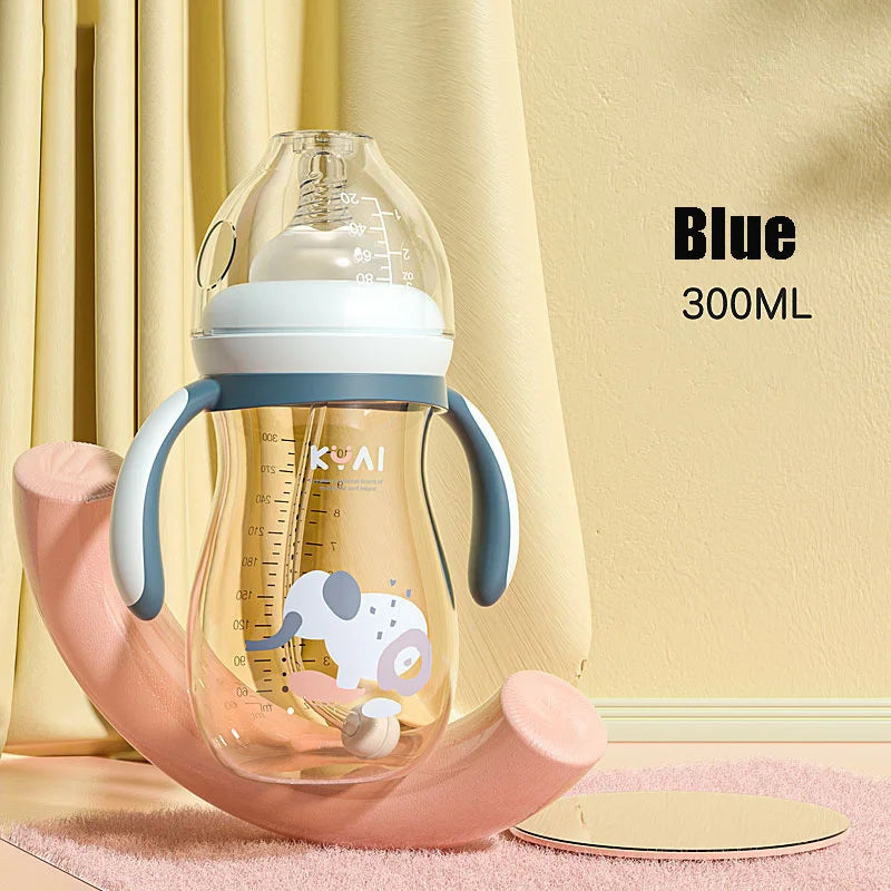 3 em 1 garrafa de alimentação do bebê crianças garrafa de água com palha calibre largo garrafas de leite do bebê resistente ao calor duckbill beber copo