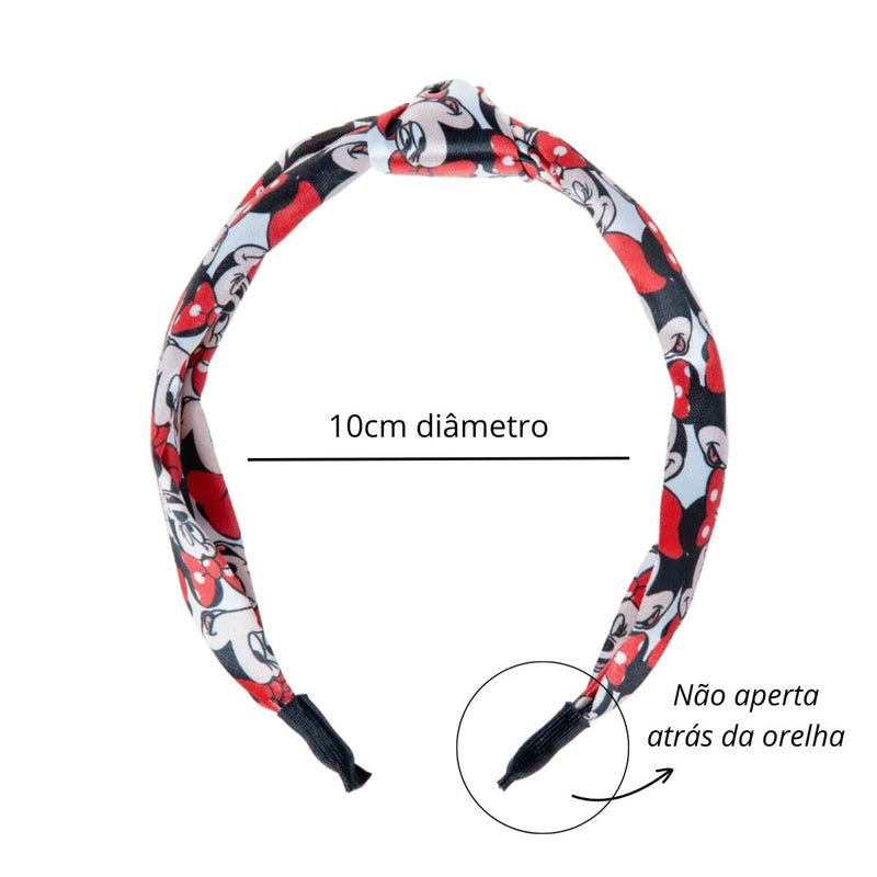 Tiara De Cabelo Infantil Arquinho Estampa Minnie Marco Boni (MB8552V)