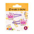 Kit 2 Presilhas Cabelo Pequena Kids Stickers Marco Boni (MB8166V)