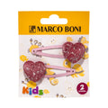 Kit 2 Tic Tac Presilha Cabelo Coleção Love Kids Marco Boni (MB8165V)