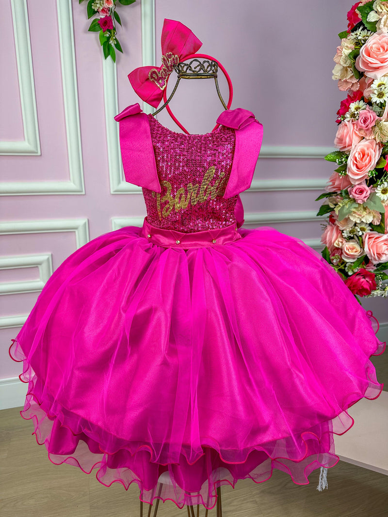 Vestido Princesa Belli Tematico Barbie Girls (VESTPRNTMBRBGRLS)