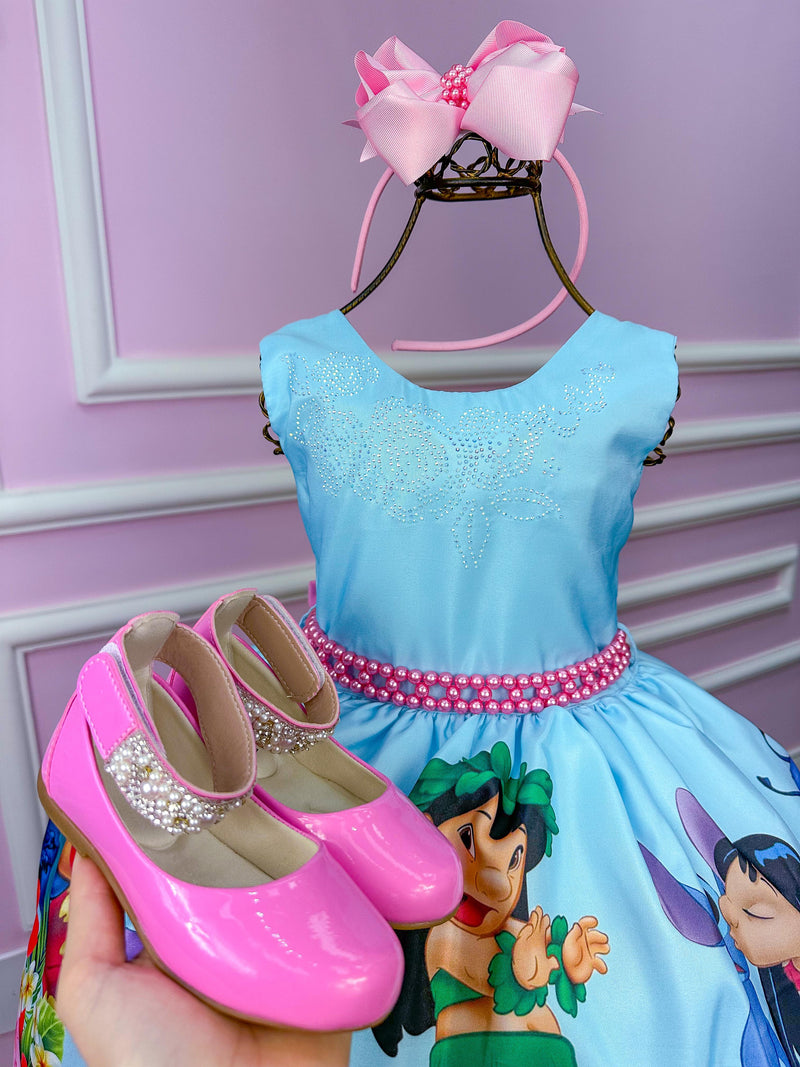 Vestido Tematicos da Miss Lilo e Stitch (VESTTMMSSLLST)