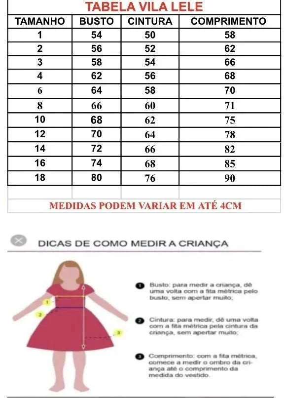 Vestido Vila Lele Jardim Encantado Alice Branco (VESTVLELEJENBRNCO)