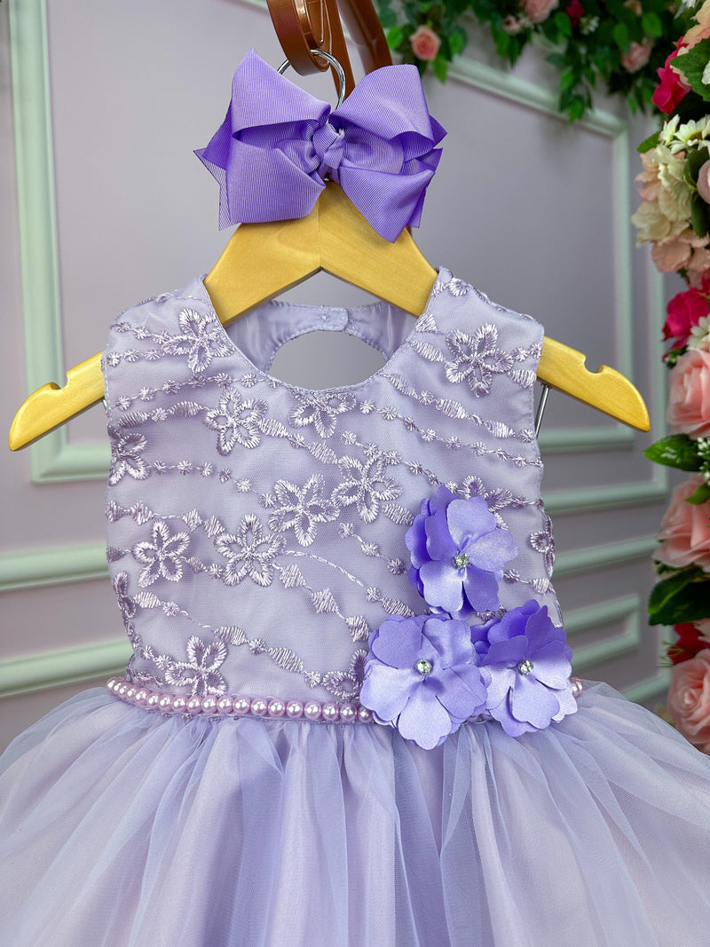 Vestido Vila Lele Jardim Encantado Flora Lilas (VESTVLLLJRDENCTFLRLL)