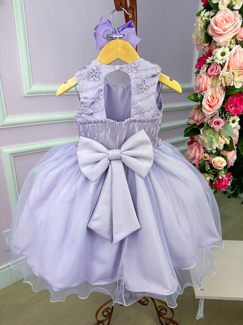 Vestido Vila Lele Jardim Encantado Flora Lilas (VESTVLLLJRDENCTFLRLL)