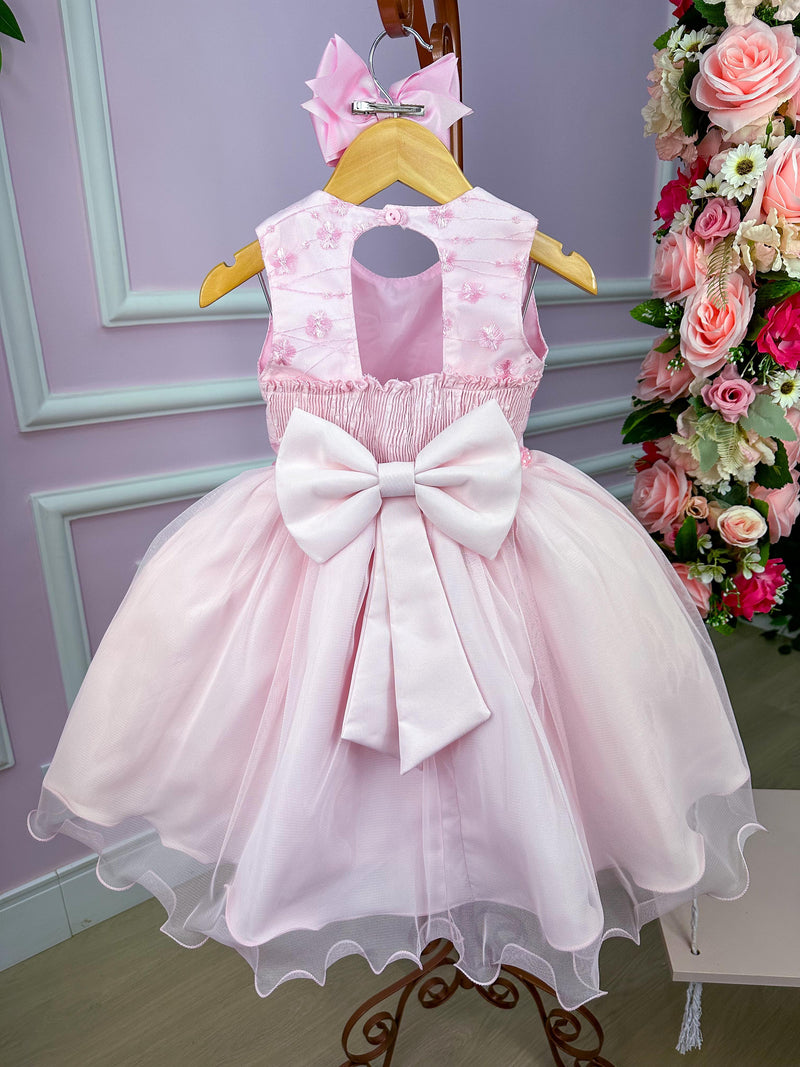 Vestido Vila Lele Jardim Encantado Flora Rosa Bebe (VESTVLLLJRDENCFLRRSBB)