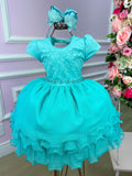 Vestido Vila Lele Alana Verde Tiffany (VESTVLEAZLTINY)