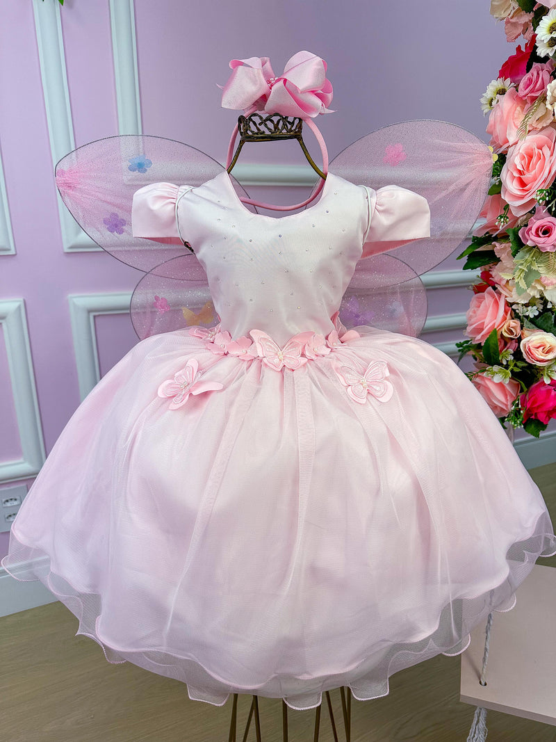 Vestido Vila Lele Jardim das Borboletas Eliana Rosa Bebe (VESLELIARSABB)