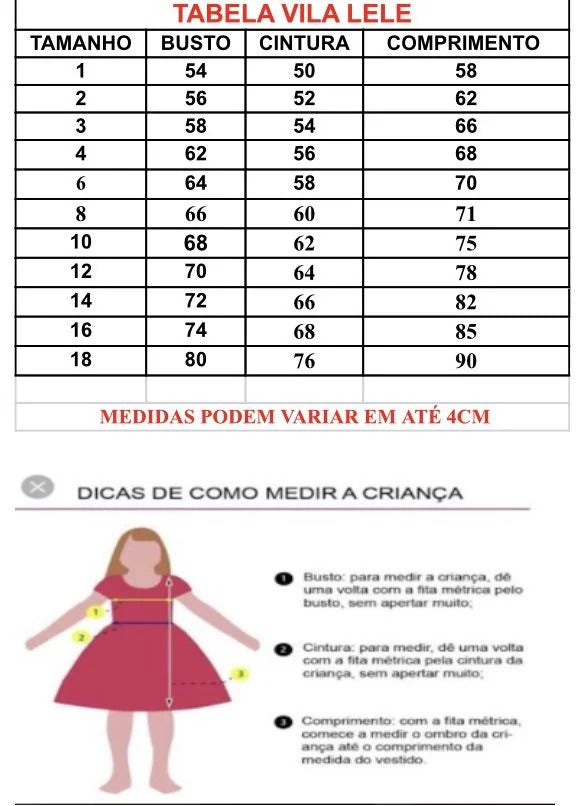 Vestido Vila Lele Jardim das Borboletas Eliana Rosa Bebe (VESLELIARSABB)