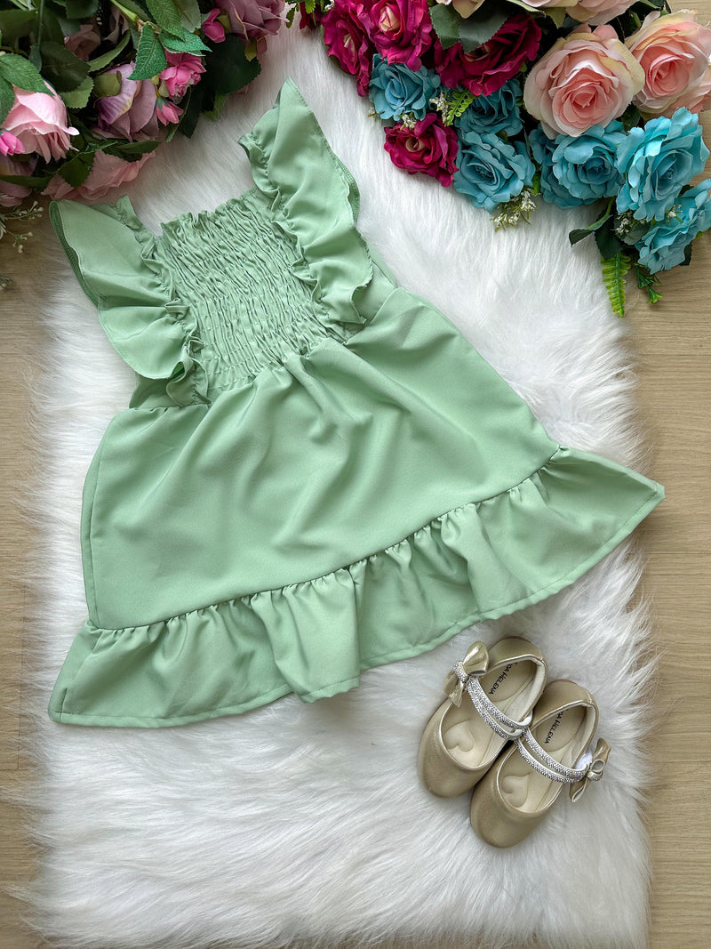 Vestido Ysa Kids Diana Verde (VESTYSAKDSDANVRD)