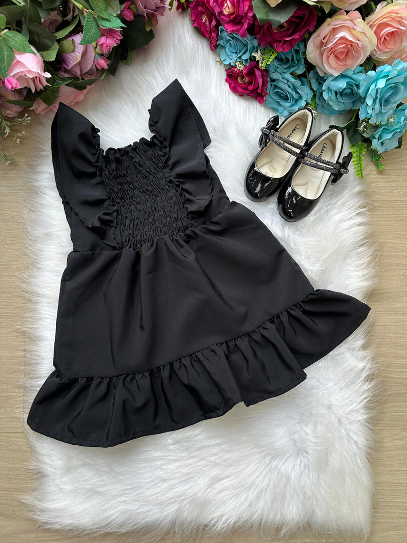 Vestido Ysa Kids Diana Preto (VESTYSKDSDANPRT)