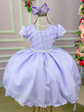 Vestido Ysa Kids Lilas Peito Perolas (VESTYSAKIDSLLPTPRL)