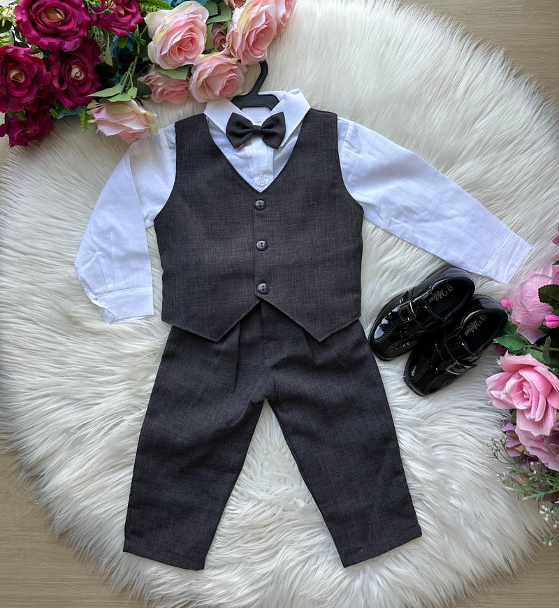 Conjunto Miss Cherry Colete Alfaiataria Preto (CONJMCRCLTAFLTPRT)