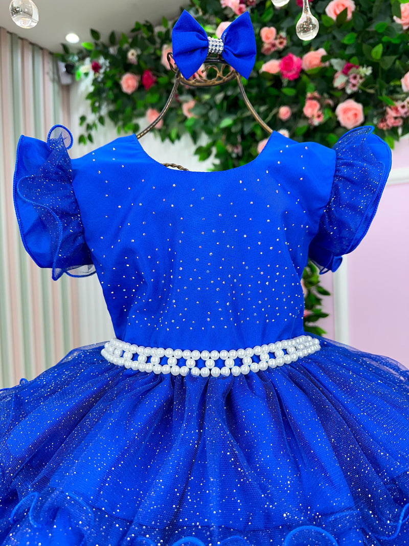 Vestido Ysa Kids Belinda Azul Royal (VESTYSAKDSBLNAZLRYL)