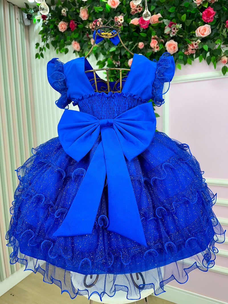 Vestido Ysa Kids Belinda Azul Royal (VESTYSAKDSBLNAZLRYL)