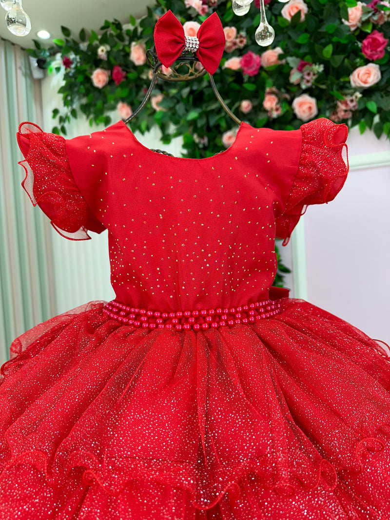 Vestido Ysa Kids Belinda Vermelho (VESTYSAKDSBLNVRML)