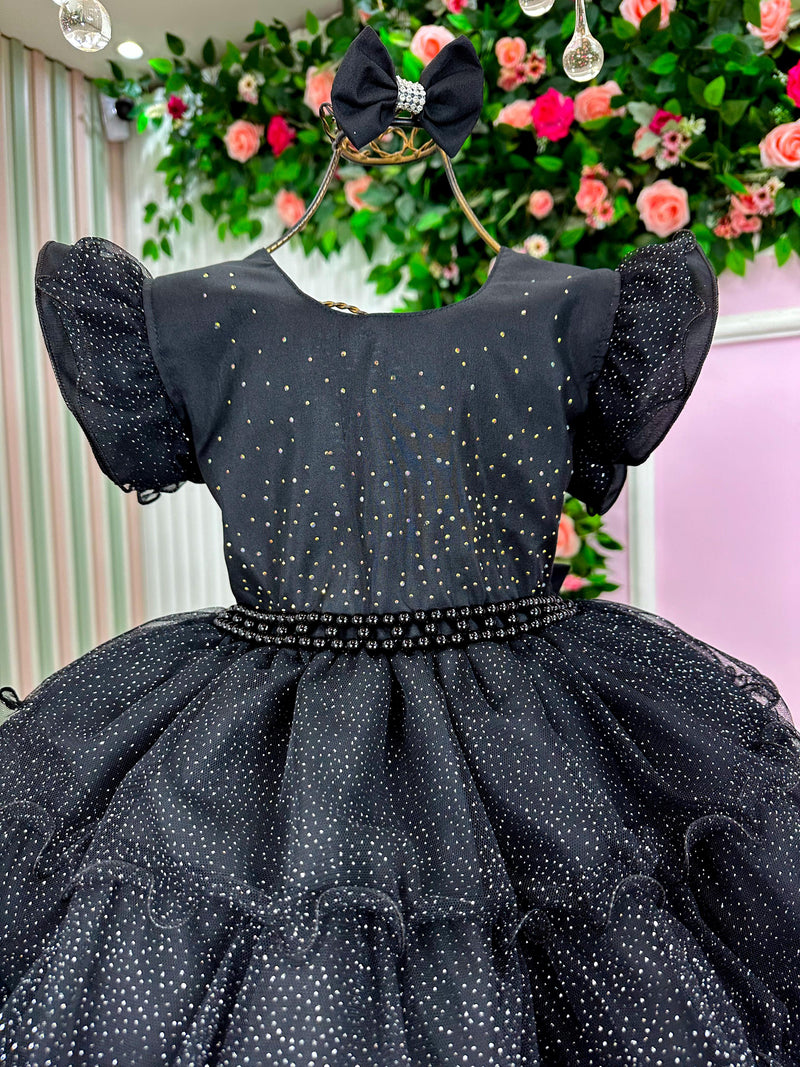 Vestido Ysa Kids Belinda Preto (VESTYSAKDSBLNPRTO)