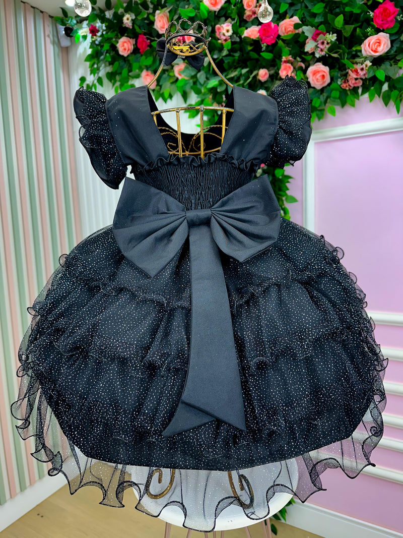 Vestido Ysa Kids Belinda Preto (VESTYSAKDSBLNPRTO)