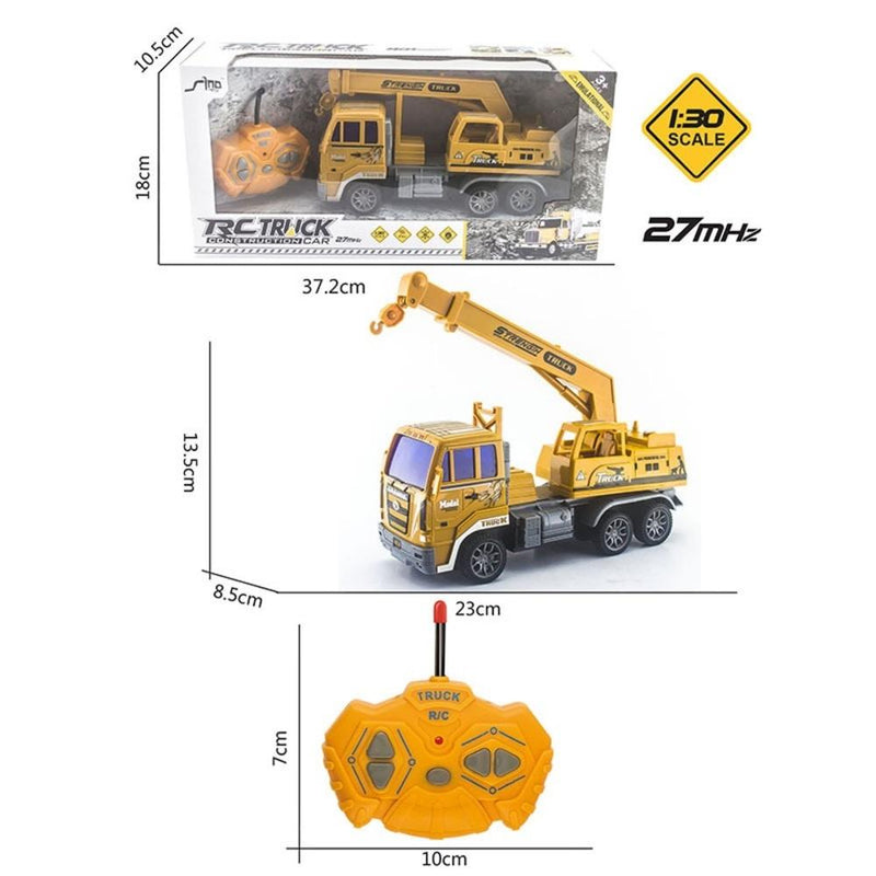 CAMINHAO CONTROLE REMOTO ESCAVADEIRA TRATOR CARRINHO CONSTRUCAO LUZ TRUCK ESTILO PROFISSIONAL (7759)