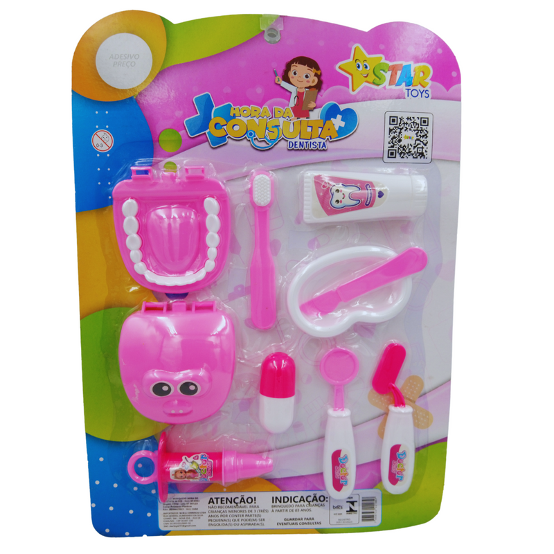 Kit Hora da Consulta 10 peças - Dentista (ST-0383)