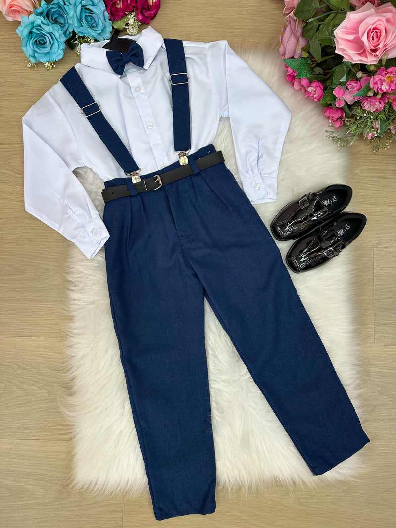 Conjunto Miss Cherry Vitor Suspensorio Azul Marinho (CNJTMSSCHRVTAZLMRNHO)