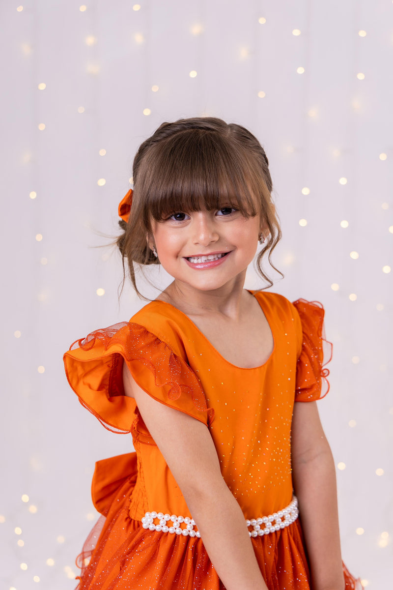 Vestido Ysa Kids Belinda Terracota (VESTYSAKDSBLTRRCTA)