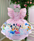 Vestido Temáticos Kids Turma Mickey Mouse Baby Disney (VESTTMCKDSTRMMCMSBBDNY)