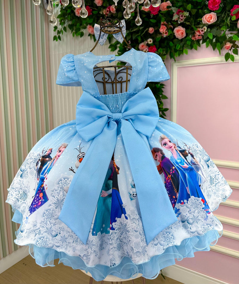 Vestido Tematico Mimadine Frozen (VESTTMCMMDFRZN)