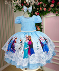 Vestido Tematico Mimadine Frozen (VESTTMCMMDFRZN)