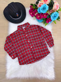 Camisa Xadrez Vermelha Flanela/Flanelada Junina (CMSXDRZVRMLFLFLDJNN)