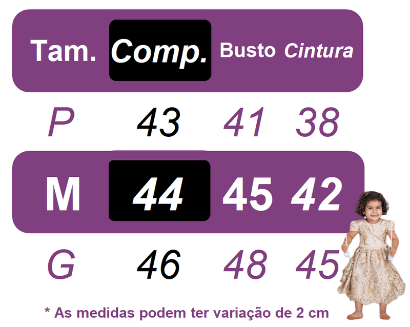 Vestido Infantil Azul Busto Com Renda e Pérolas Batizados (2577AZ)