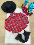 Camisa Xadrez Junina Pedro Vermelho (CMSXDRZJNPDRVERM)